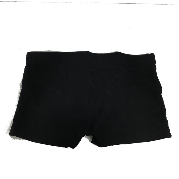 Male Power #156-095 Rib Slinky Panel Short, Men's Size XL - Black - Picture 2 of 6